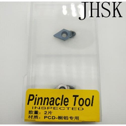 2PCS DCGT070202/04 PCD 0903 Suitable For Lathe Turning Tools SDJCR/SDQCR / SDNCN High cost performance