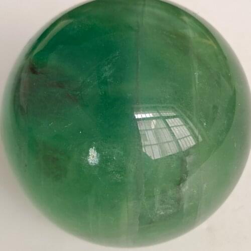 Natural Crystal Quartz Green Fluorite Sphere Ball Energy Reiki Stone Home Office Aquarium Decoration Accessories Gemstone 5-6cm