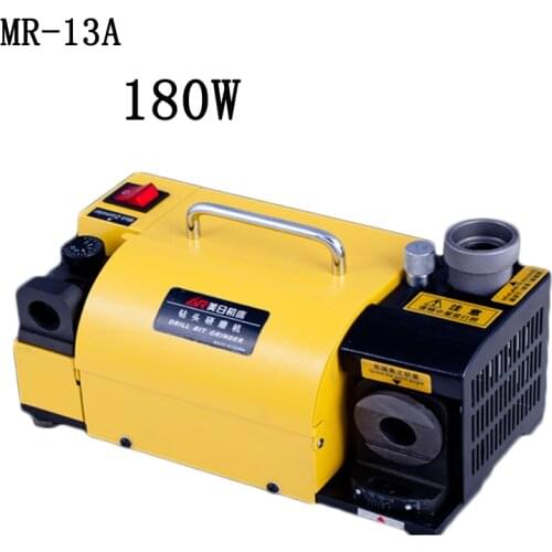 Easier Operation and No Skill Drill Sharpener Machine Drill Bit Grinding Machine in Yellow Color MR-13A