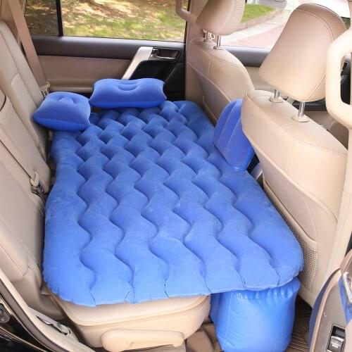 Car inflatable bed car supplies sleeping mattress car SUV rear row rear seat cushion sleeping pad air bed travel bed