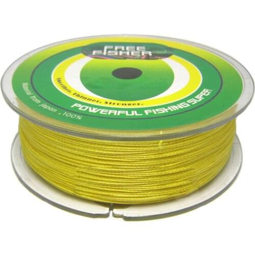 FreeFisher 300m Fishing Line 100% PE Braid Line 4 Strands Briaded Lines 22lb 30lb 40lb 50lb 80lb Allavailable