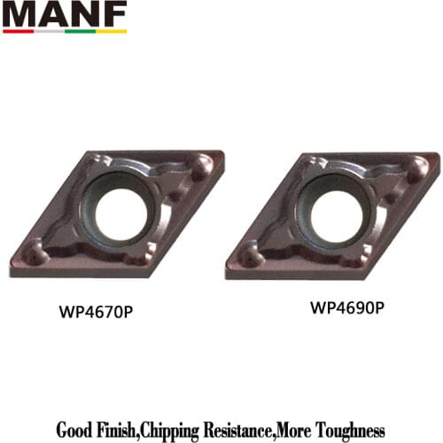 MANF Carbide Inserts DCMT070204-MV In Turning Tools Lathe Cutter Lathe Tools Boring Bar Inserts Sdjcr1010h07 Holder