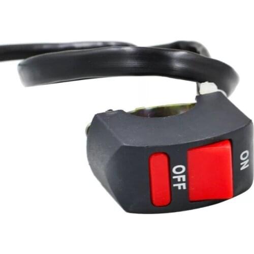 Motorcycle Handlebar Mount On-Off Button Switch Double Flash Dangerous Lamp Controller Switch For Honda Yamaha Kawasaki Suzuki
