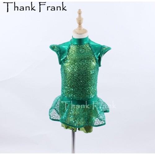 Chinese Style Modern Dance Costume Girls Gymnastics Leotard Dress Sequin Carnival Adult Costumes Kids Swimsuit For Dancing C532