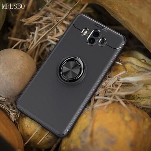 MPLSBO Magnetic Ring Stand Holder Case For Huawei Mate 10 Pro Mate 9 Luxury Coque Phone Case on for Huawei Mate 9 Pro