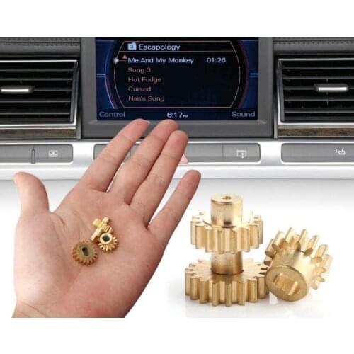 3pcs/set copper extend Screen Gears Repair Kit 3pcs for Audi A8 S8 MMI Mechanism 4E0857273D Fit 2003-2010