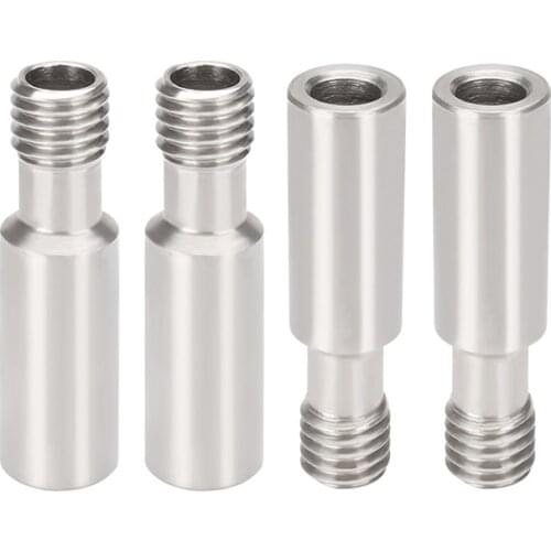 MEGA 7PCS 3D Printer CR10 Throat Heat Break Full Metal M6*27mm Thread Stainless Steel Direct Bowden For Ender3 Reprap 1.75/3mm