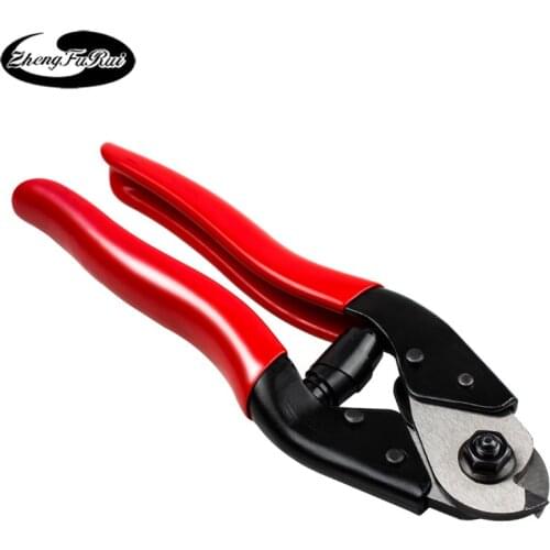 Obon Tools Wire Rope Scissors 8 Inch Labor-saving Lead Sealing Pliers Small Mini Wire Cutter Flat Wire Pliers