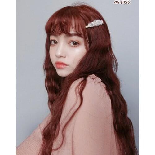 Wholesale 1pcs/lot Flower Crystal Hairpin 5 Colors HairClip Women Wedding Bridal Headdress Jewelry Hair Accessories