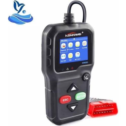 Professional OBD2 KW680 scanner auto code reader auto diagnostic tool KW680 Russian auto diagnostic scanner tool