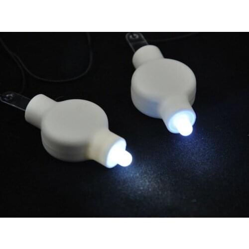 100pcs/Lot Super Bright Original LED FLoralyte 2pcs CR2032 Battery Powered Mini LED Party Paper Lantern Ligthing