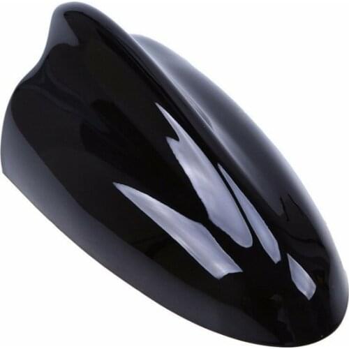 Universal Auto Shark Fin Antenna FM/AM Signal Enhancement Aerials Waterproof for All Cars Flat Streamlined Design