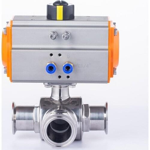 Filling machine rotary valve, energy storage valve, pneumatic valve joint, stainless steel quick-loading clamp ball valve