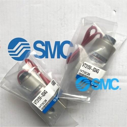 VT317 VT317V SMC Original 3 port Solenoid Valve Direct Operated Poppet Type pnuematic VT317-5G1-02 VT317-4G1-02