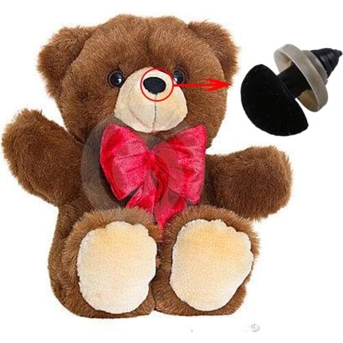 10Pcs 12*14mm Plastic Triangle Noses for Bears Dolls Velvet Nose Buttons DIY Safety Nose Sewing Accessories for Toy Dolls