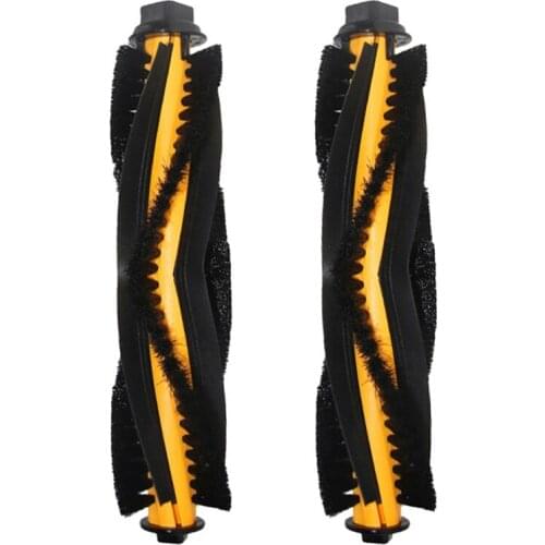 2Pcs Vacuum Cleaners Parts Accessories for MOOSOO Robot RT30 RT40 RT50 R3 R4 Main Brush Kits Accessory Set