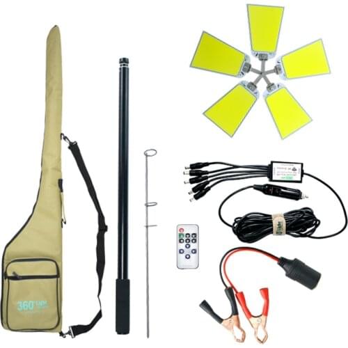 360light fishing rod lights LED camping light car LED Bulbs Tubes outdoor for garden hiking lanterns drive travel Party Trip