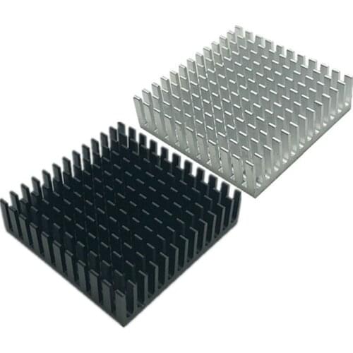 40x40x11mm heat sink with 3M stick for NEMA 17 Stepper motor 4011mm red black gold silver aluminum Heat dissipation