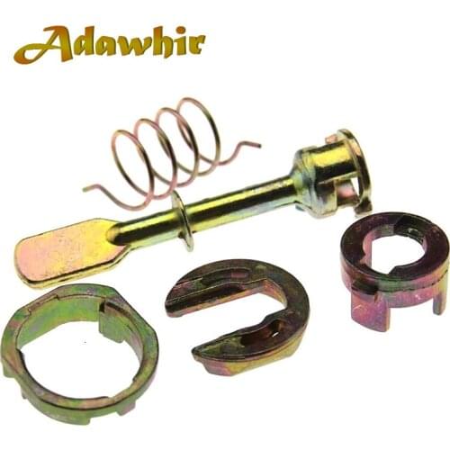 5pcs/set New Zinc Alloy Front Left/Right Door Lock Cylinder Repair Kit 6N0837223A For Polo 1994-2001