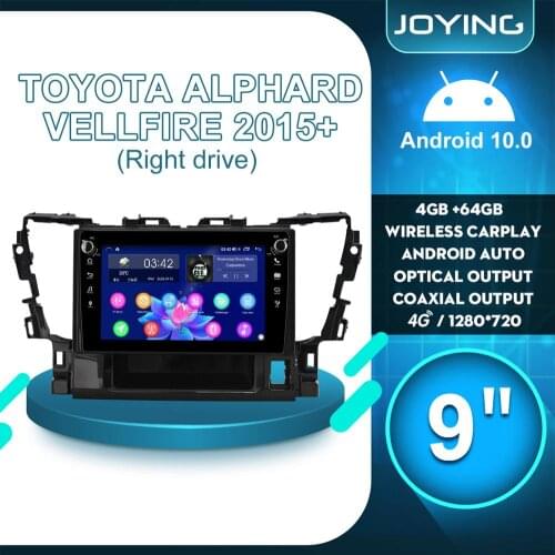 9"Car accessories android 10 Radio Auto Stereo GPS Multimeda Player Head Unit Tape Recorder For Toyota Alphard Vellfire 2015
