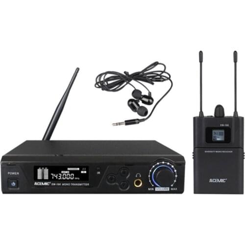 ACEMIC EM-100 In-ear Monitor Professional Monitor System for Stage Performance UHF True diversity