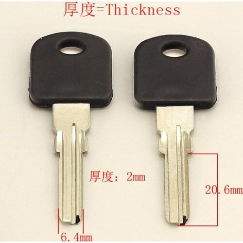 B207 Glue Wire Embryo Left Blank Key 20 Pieces/Lot