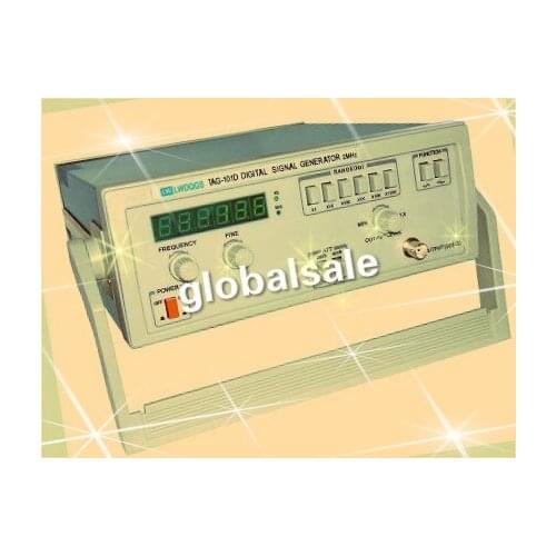 FREE SHIPPING TAG -101D 0.1- 2 MHZ digital signal generator adjustable square wave low distortion of audio