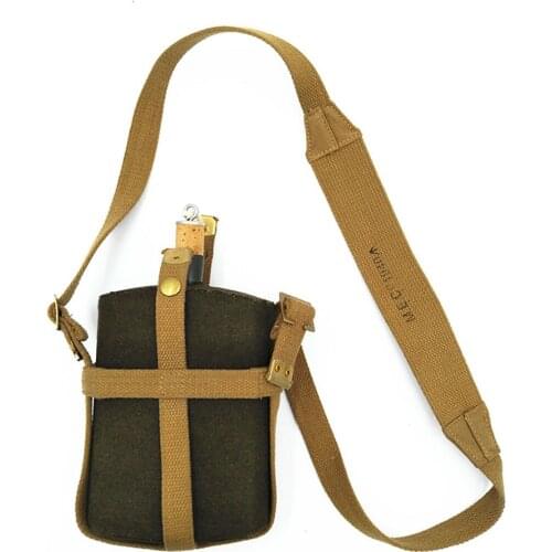WWII UK BRITISH ARMY 1940 P37 WATER BOTTLE KETTLE CANTEEN WITH COVER Enfield Military