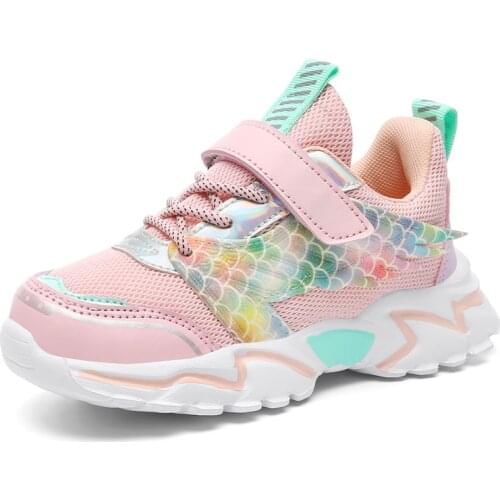 Kids Sneakers For Girls Sneakers Children Shoes Boys Sneakers Girls Shoes Rainbow Colorful Breathable Mesh tenis infantil menina