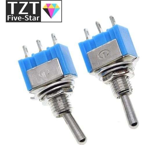 DIY Toggle Switch ON-OFF-ON / ON-OFF 3Pin 3 Position Latching MTS-103 MTS-102 AC 125V/6A 250V/3A Power Button Switch Car