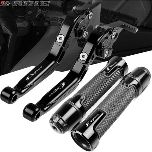 For BMW F650CS SCARVER 2000- 2003 2004 2005 2006 2007 F 650 CS Motorcycle Adjustable Clutch Brake Levers Handlebar Handle Grips