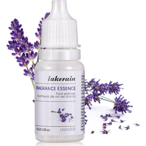 Lavender Flavor Essence for Handmade Cosmetic Lip Gloss Base Lipgloss DIY Natrual Food Grade Fragrance Flavoring Essential 10ml