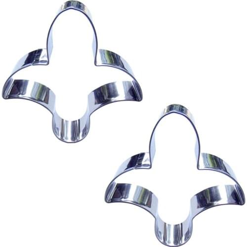 Tulips shape 2 piece biscuit cutting molds, baking tools, cake decorating soft candy tools