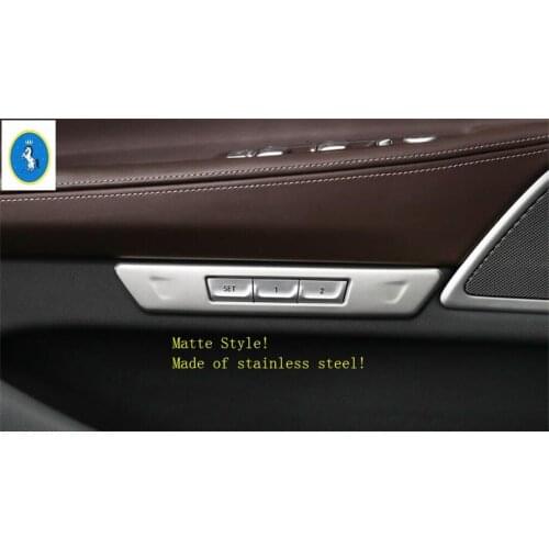 Interior Refit Kit Side Seat Adjustment Memory Button Switch Decoration Cover Trim Fit For BMW 7 Series G11 G12 2016 - 2020