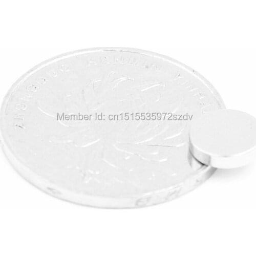100pcs Strong Round Dia 8mm x 2mm N35 Rare Earth Neodymium Magnet Art Craft Fridge 8x2mm