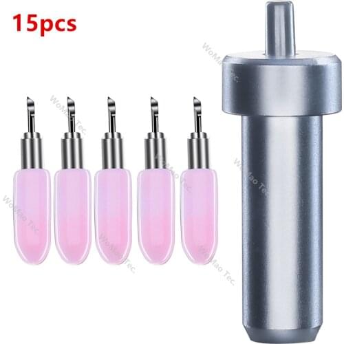 15pcs Replacement Cutting Blades for Cricut Joy Cutting Blades+Cricut Joy Blade Holder/Housing