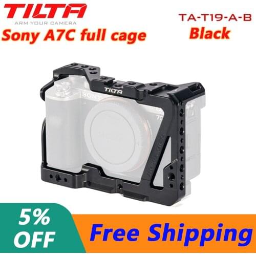 TILTA SONY A7C Camera Cage Half Cage Wooden Candel Kit TA-T19-FCC body Surround Tactical Suit