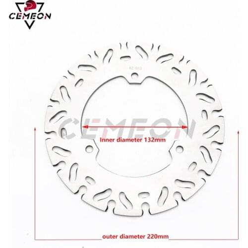 Yamaha Motorcycle YZF R25 R3 2015-2019 MT-03 2016-2018 Rear Brake Disc Rotor Rear Brake Disc