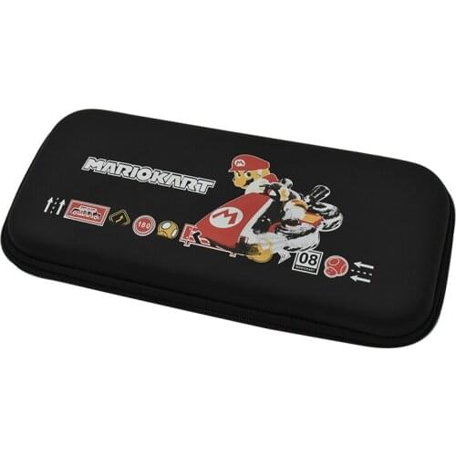 FIEHOR Hard Carrying Case Storage Bag Shell Mario Kart Pattern For Nintendo Nintend Switch & NS Game Accessories