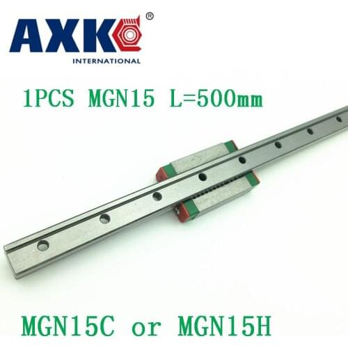 15mm Linear Guide Mgn15 L=500mm Linear Rail Way + Mgn15c Or Mgn15h Long Linear Carriage For Cnc X Y Z Axis