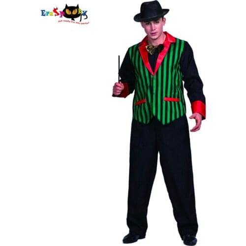 2017 New Arrival Magician Costume Carnival Costume Holiday Costumes Fashion Adult 70s costumes Halloween Cosplay For Men