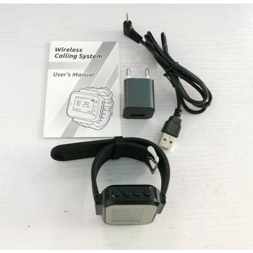 Wireless restaurant table buzzer system 6 watch pager 60 buttons