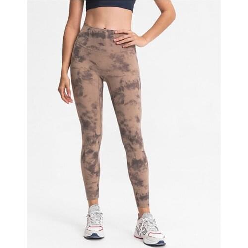 Naked Feeling Yoga Leggings Women Tie Dye Sports Pants High Waisted Yoga Pants Erengy Seamless Leggings Joggers Women
