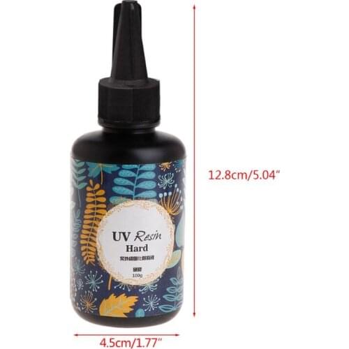 UV Resin DIY Epoxy Resin Handmade Jewelry Making Curing Hard Glue Quick Dry Safe Non Toxic Transparent Solidify 100g Ju25 21