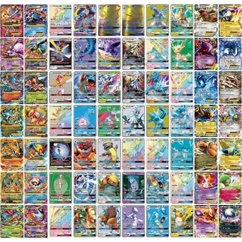 No Repeat Pokemon Cards Vmax Charizard Shining Game GX Mega Collection Battle Carte Trading Card Trainers 1st Edition Toys Gifts