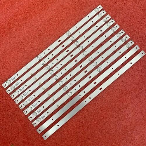 New 100 PCS/set LED backlight strip for CTV5035 SMART CURVED CTV5035SMART E49DU1000 JS-D-JP4910-041EC(60517)