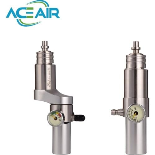 New Air Constant Valve 3000psi Output Pressure Adjustable Regulator 4500psi Inlet HPA Test Valves Stainless Steel