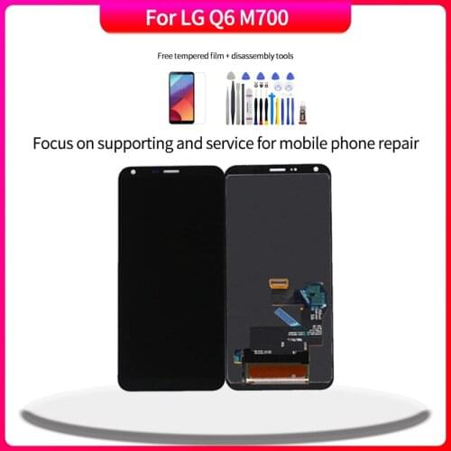 Original Display For LG Q6 M700 Touch Screen Digitizer Assembly For LG Q6 M700 LCD Replacement With Free Tools