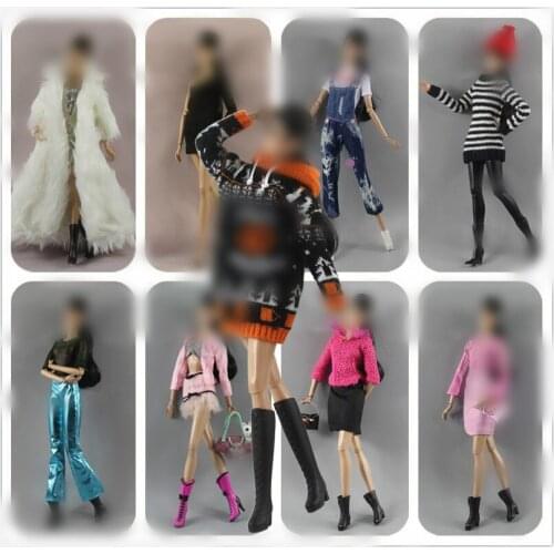 30cm Doll Dress Fashion Clothes handmade outfit For Barbie Doll for licca Accessories Baby Toys Best Girl' Gift