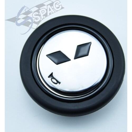 Horn Switch Push Cover for Mitsu* JDM Car Logo Steering Wheel Horn Button